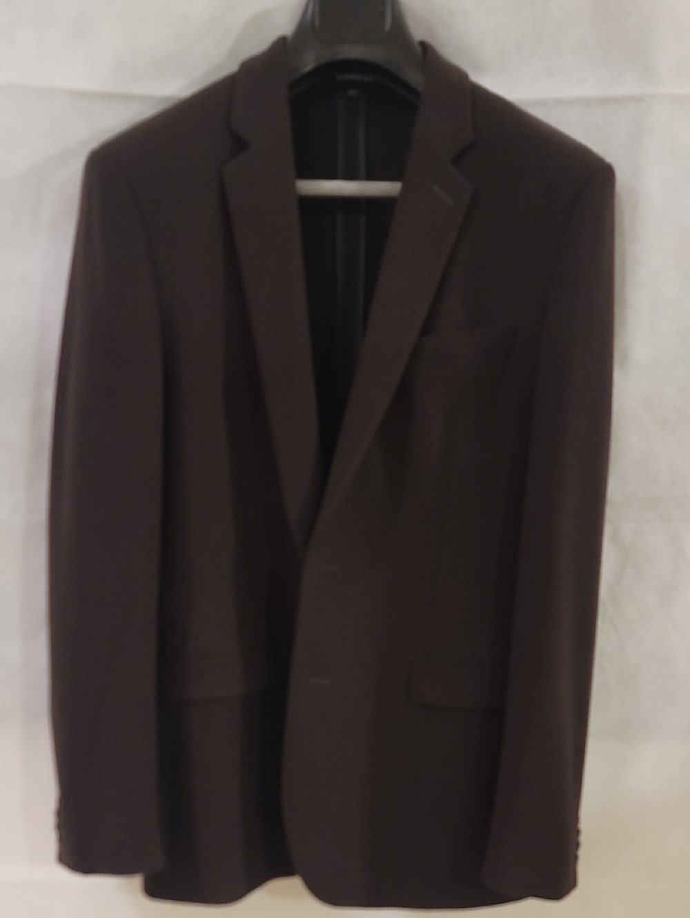 Express Men's Slim Dark Brown Single-Breasted Blazer